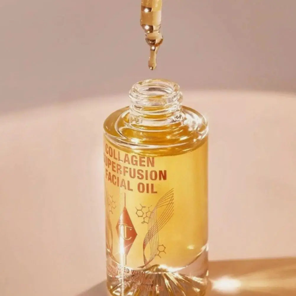 Charlotte Tilbury Collagen Essence Facial Care Essential Oil Deep Moisturizing Repairing Firming Brightening Light Easy Absorb