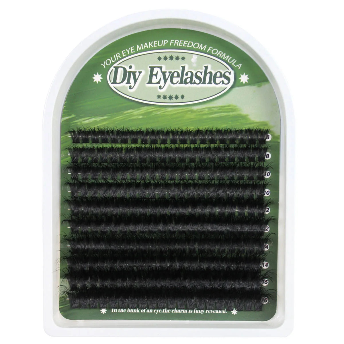 200D-50D Fluffy Lash Clusters Thick Cluster Eyelash Extensions Individual Lashes Mink Eyelash Clusters D Curl 8MM-16MM Dramatic