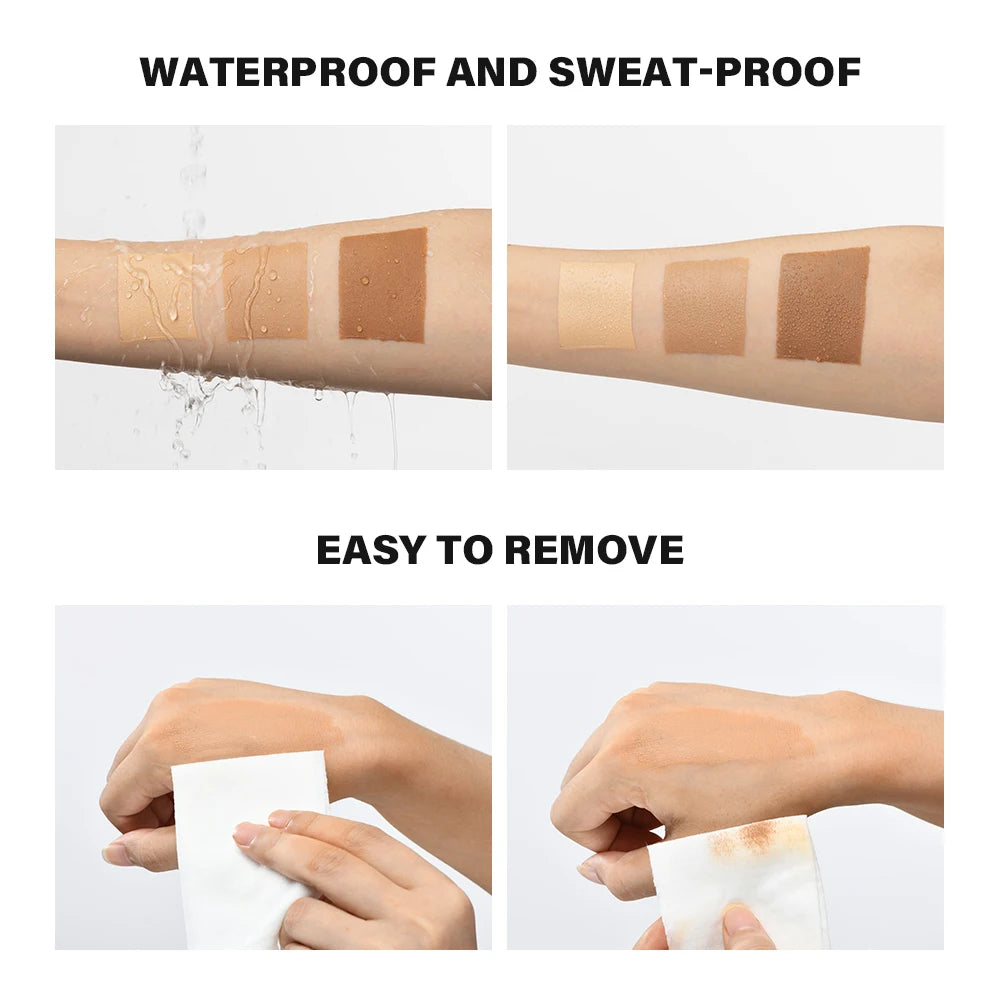 100ml Leg Makeup Long-lasting Waterproof And Anti-Transfer Concealer Even Skin Tone Wheat Tan Brown Liquid Foundation - BlissFully