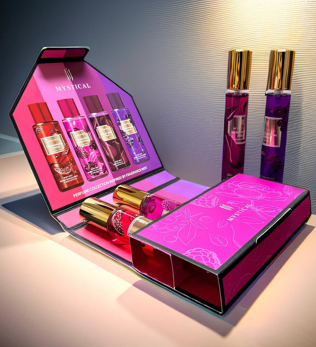 MYSTICAL Women's perfume gift box, fruity fragrance fresh, unisex, travel, Mother's Day, Valentine's Day, birthday gift