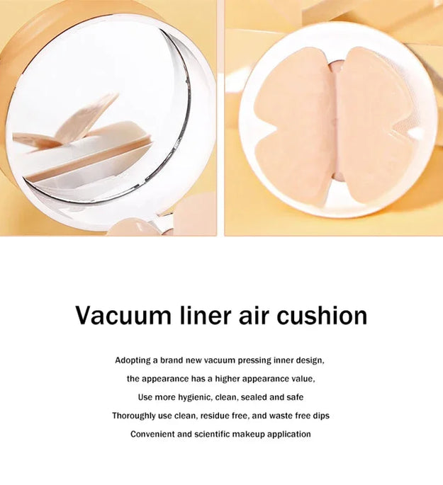 Air Cushion BB Cream Butterfly Powder Puff Moisturizing Foundation Concealer Whitening Oil-control Waterproof Makeup Cosmetics