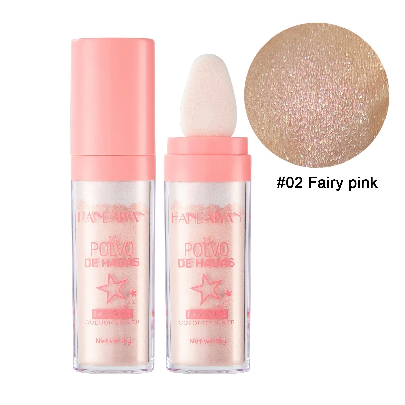 3 Colors Fairy Powder Stick Highlighter Contour Sticks Brightening Shimmering Contour Makeup Illuminator Glitter Patting Powder