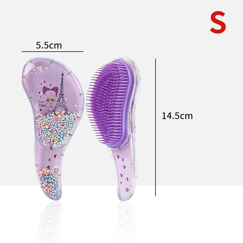 Cartoon Animal Baby Combs High Quality Anti-knot Hair Massager Kids Hair Brushes Hairdressing Comb for Children Adult Hair Care