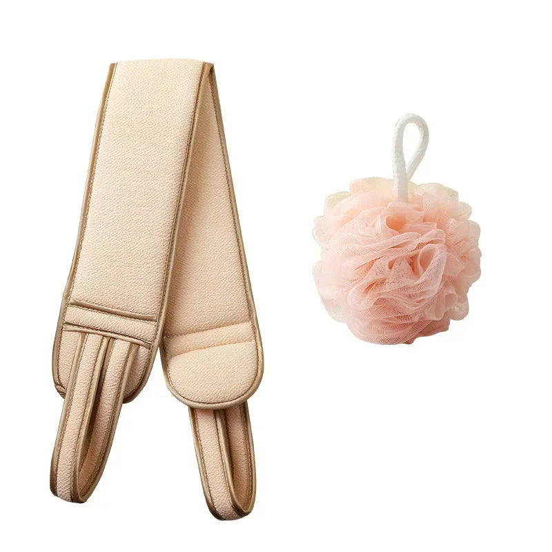 2/3Pcs Body Cleaning Washcloth Soft Brush Home Hotel Bathroom Shower Ball Back Scrubber Set Exfoliating Skin Towel Bath Gloves