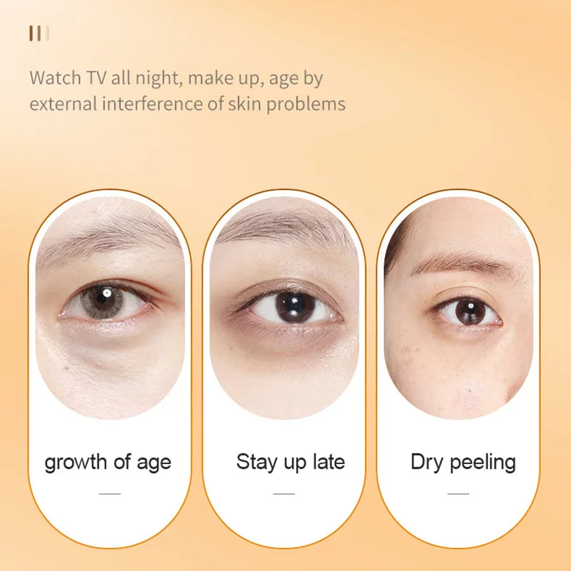 SADOER Vitamin C Eye Cream Moisturizing Anti Dark Circles Eye Bags Firming Anti-puffiness Beauty Eyes Skin Care Products