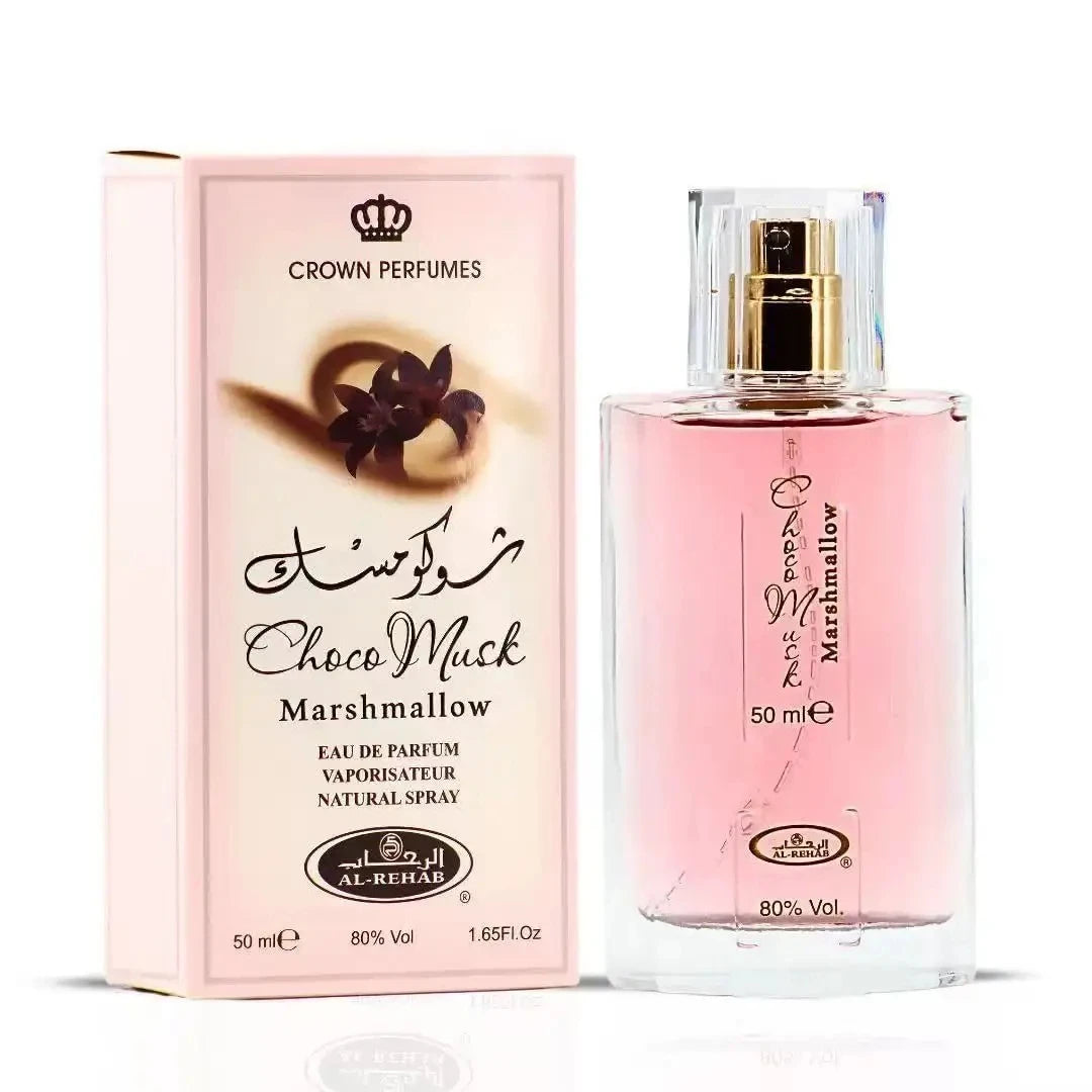 50ml Women's Luxury Perfume Chocolate And Musk Fragrance With Rose And Vanilla Notes Fragrance Arabian Dubai Cologne Perfume