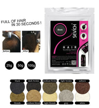 SEVICH Hair Fiber 100g Keratin Hair Fiber Thickening powder Hair Building Fiber Spray Instant Regrowth Powder Hair Loss Conceale - BlissFully