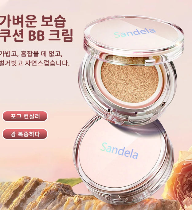 SANDELA Matte Silky Moisturizing Foundation Long Lasting Air Cushion Bb & Cc Cream Cushion
