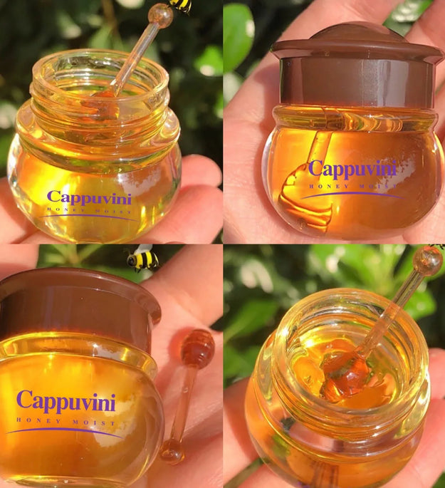 Transparent Honey Pot Lip Mask Moisturizes, Moisturizes, Lightens Lip Lines, Sleep Lip Mask, and Lip Care