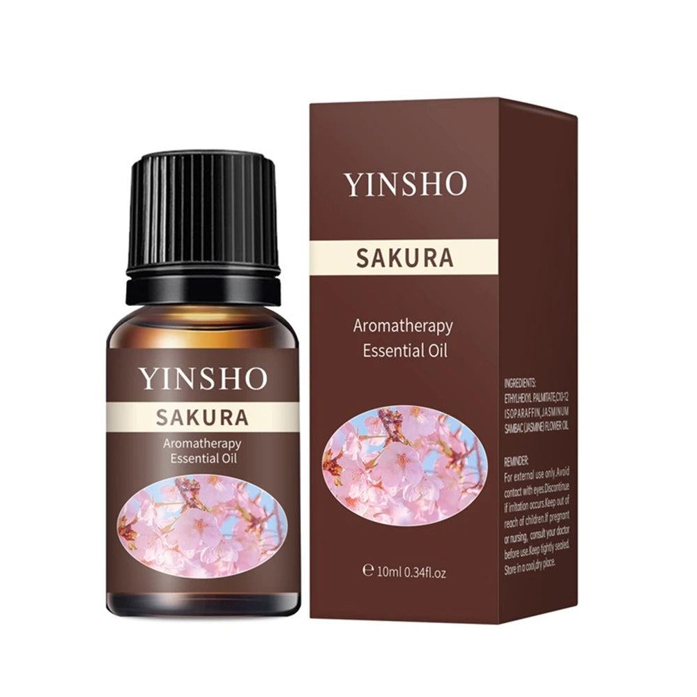 13 Flavors 10ml Essential Oils For Aroma Diffuser Air Humidifier Home Water-soluble DIY Versatile Deodorizing Spray Refresher