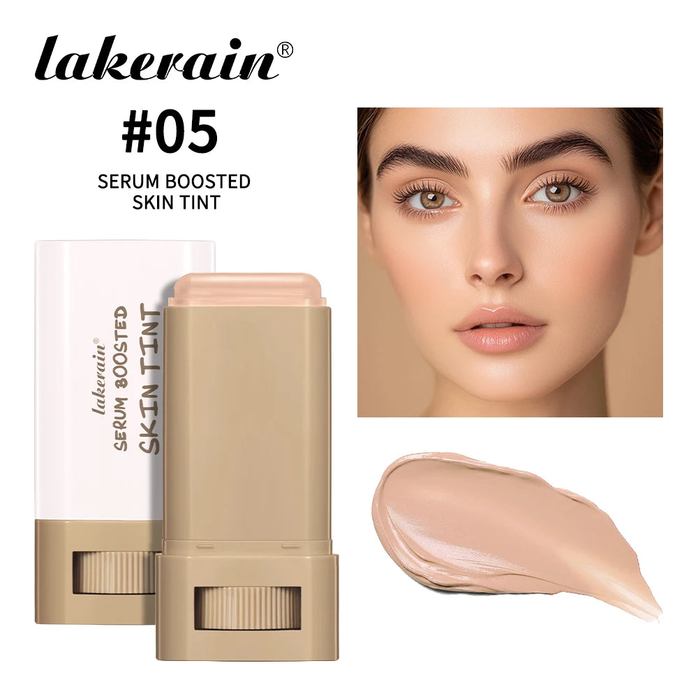 Skin Tint Stick Waterproof Nourishing Solid Tinted Serum Foundation Skin Tint Balm Face Tinted Face Contour Stick Makeup - BlissFully