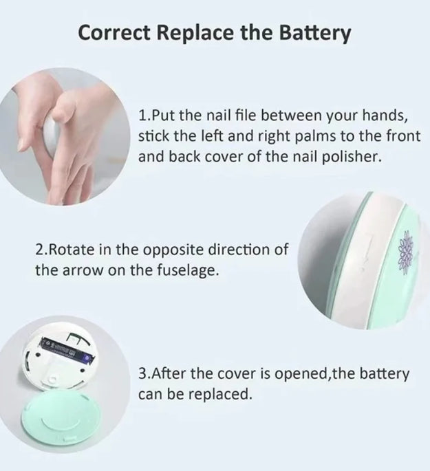 Electric Baby Nail Trimmer Kid Nail Polisher Tool Infant Manicure Scissors Baby Hygiene Kit Baby Nail Clipper Cutter For Newborn