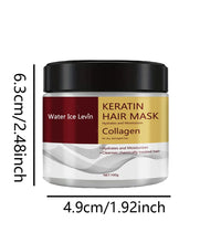 Collagen Keratin Hair Mask Dual Oil Control Moisturizer Conditioner Soft Smooth Frizz Damaged Repair Revitalize Hair Care - BlissFully