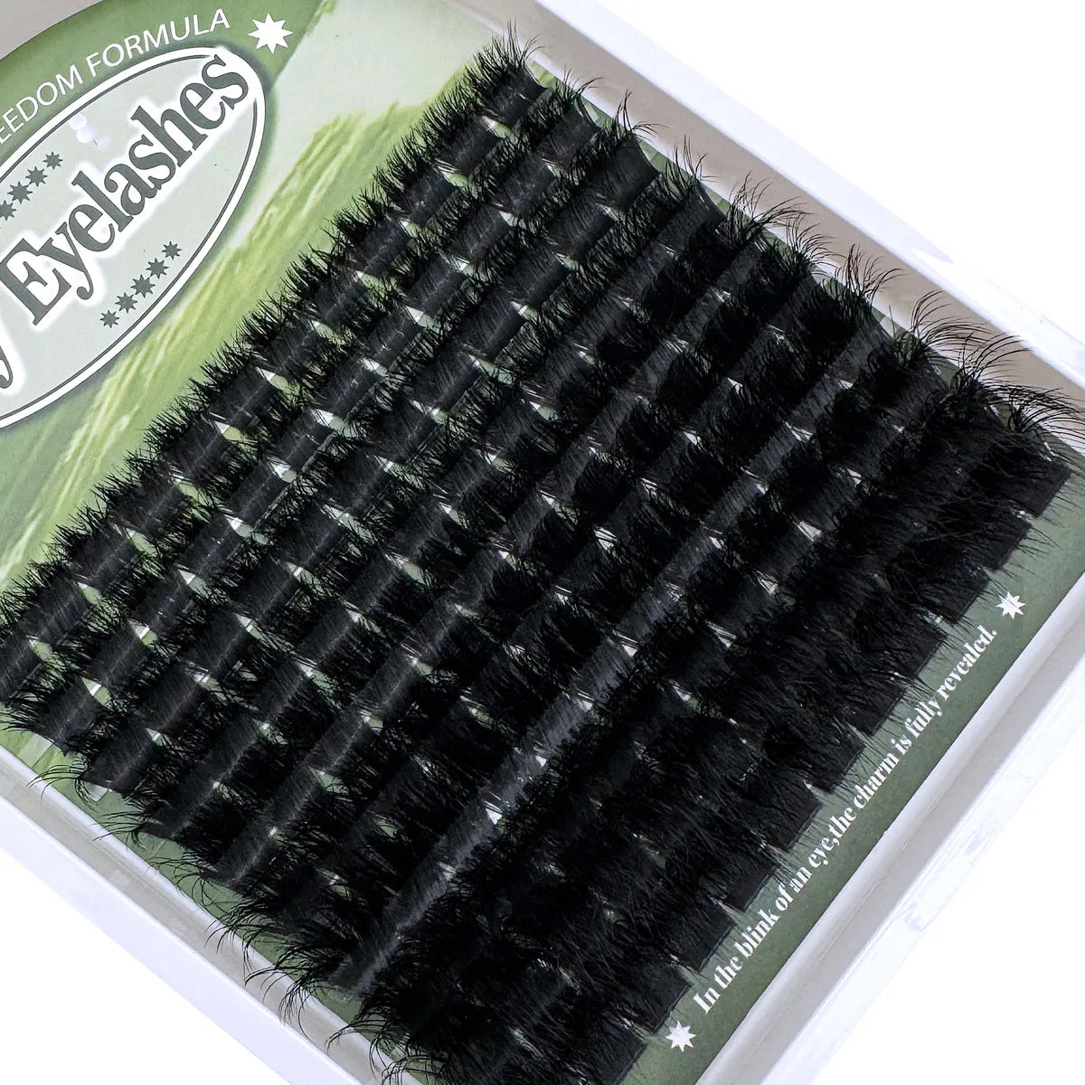 200D-50D Fluffy Lash Clusters Thick Cluster Eyelash Extensions Individual Lashes Mink Eyelash Clusters D Curl 8MM-16MM Dramatic