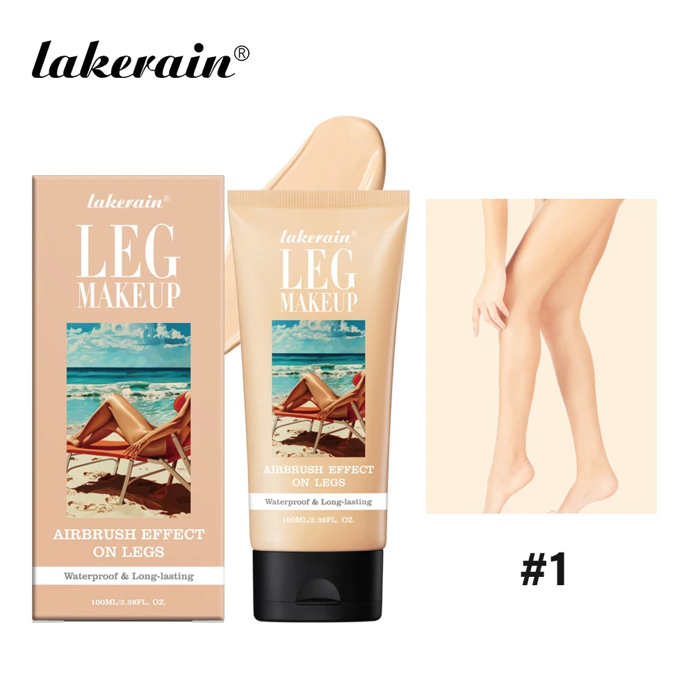 100ml Leg Makeup Long-lasting Waterproof And Anti-Transfer Concealer Even Skin Tone Wheat Tan Brown Liquid Foundation - BlissFully