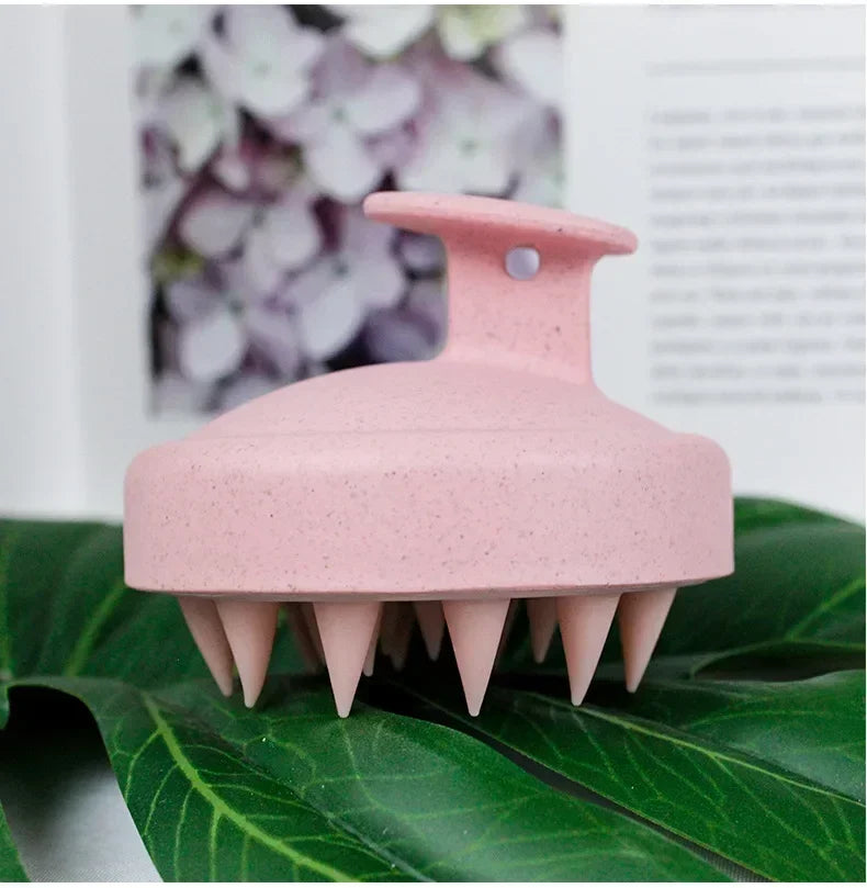 Head Cleansing and Massage Wet and Dry Scalp Massage Brush Soft Massage Cushioned Airbag Non-invasive Scalp Deep Conditioning