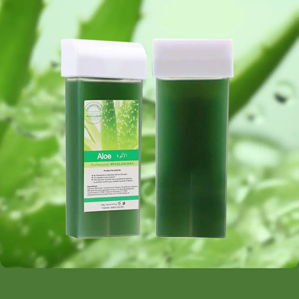 Painless Hair Removal Wax Cartridge Depilatory Wax Warmer Lavender Roll on Wax Wax Roller Refill For Bikini Body Hair Removal