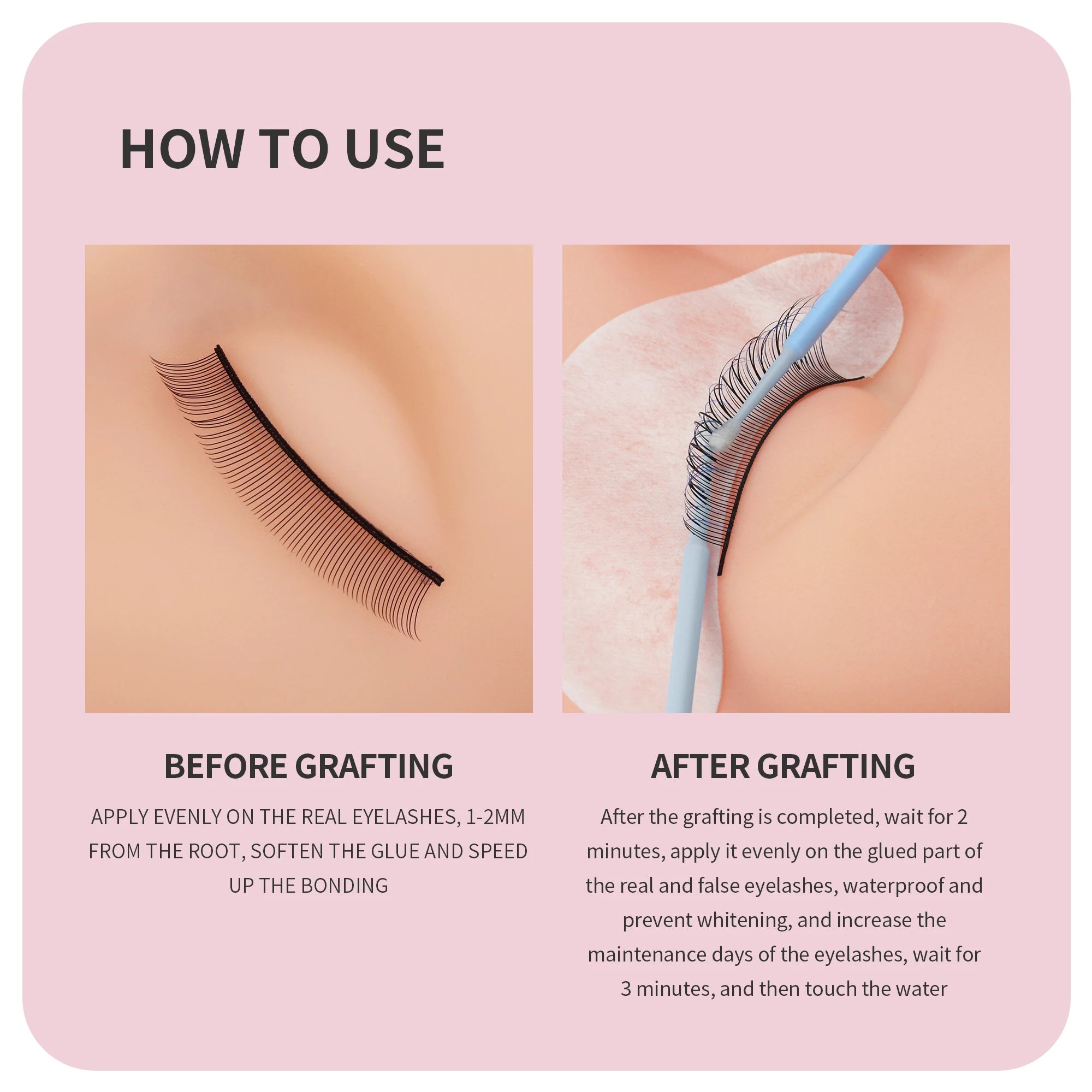 ANNAFRIS 10ml/15ml Super Bonder For Lash Extension Grafting Eyelash Glue Adhesive Hardener Waterproof Quick Drying Long Last