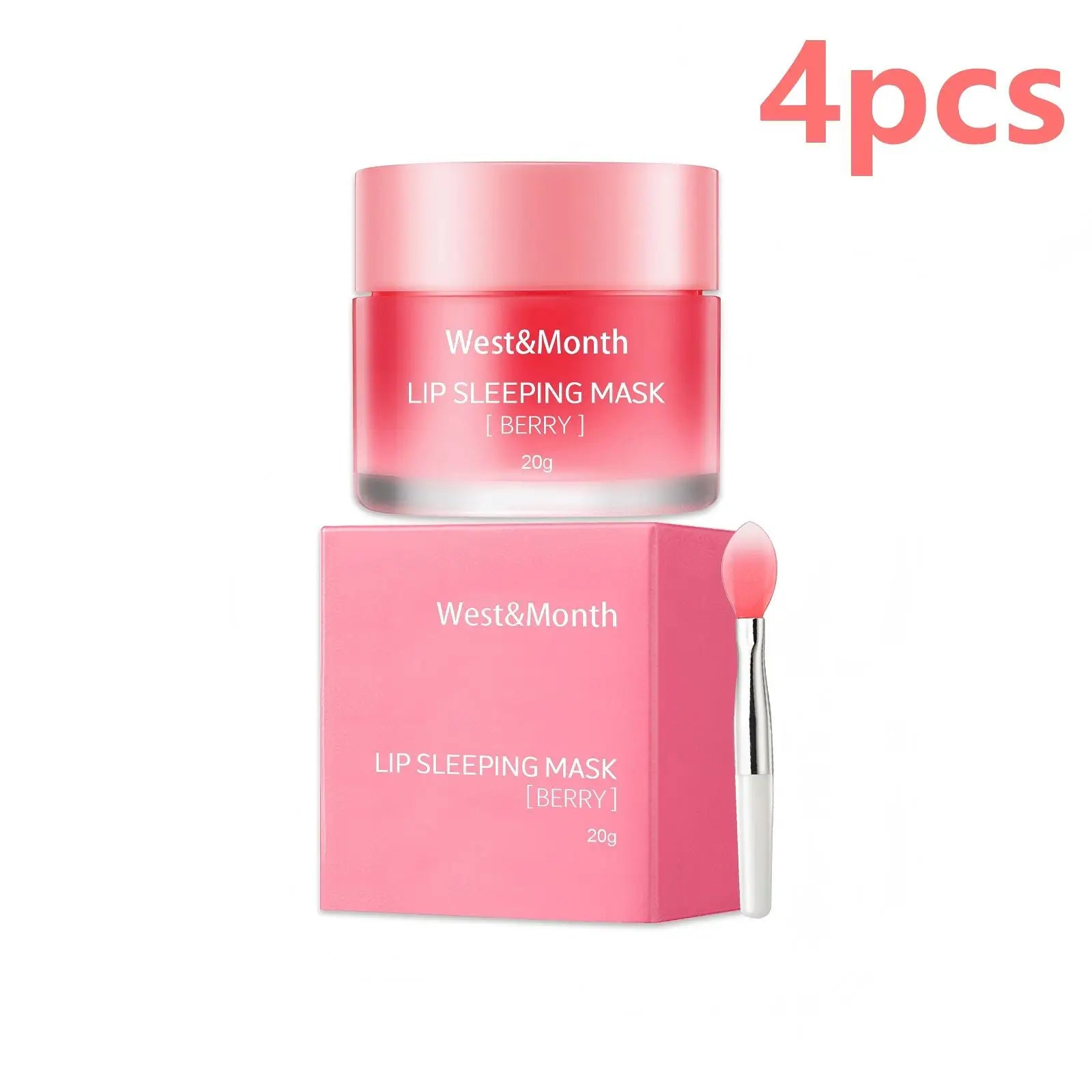 West&Month Lip Sleeping Mask Soften Cracking Lip Dead Skin Remover Dry Lips Treatment Exfoliant for Lips Nourish Jelly Lip Mask