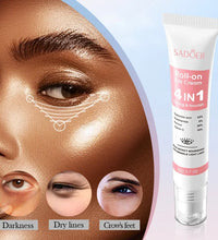 SADOER 4in1 Roll-on Moisturizing Eye Cream Anti Dark Circles Eyes Bags Firming Moisturizing Eye Serum Skin Care for Beauty Eyes - BlissFully