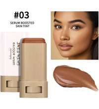 Skin Tint Stick Waterproof Nourishing Solid Tinted Serum Foundation Skin Tint Balm Face Tinted Face Contour Stick Makeup - BlissFully