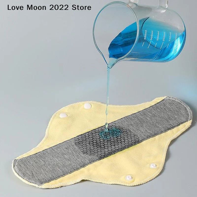 【LM】Thin Cloth Pads Soft Cotton Washable Feminine Panty Liners Sanitary Pads Napkin Daily Reusable Menstrual Hygiene Pads