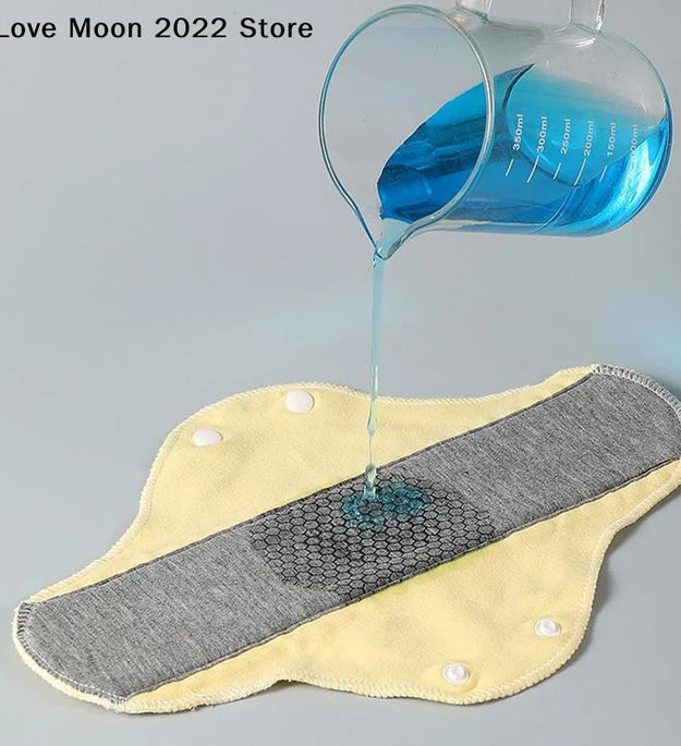【LM】Thin Cloth Pads Soft Cotton Washable Feminine Panty Liners Sanitary Pads Napkin Daily Reusable Menstrual Hygiene Pads