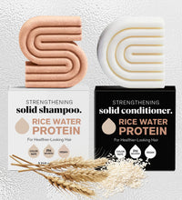 1-3PCS Rice Shampoo & Conditioner Bar Soild Soap for Hair Growth Strengthening Hair Clean Dandruff Nourish Moisturize Hair Care - BlissFully