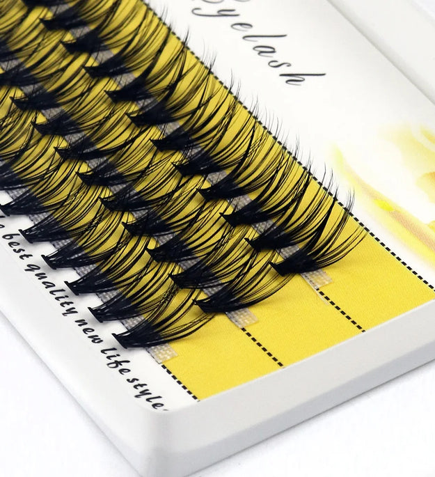 20/30D Mink Eyelashes Natural Eyelash bunches 1 box/60 bundle 3D Russian individual Eyelash Cluster Makeup Tool Lashes Wholesale