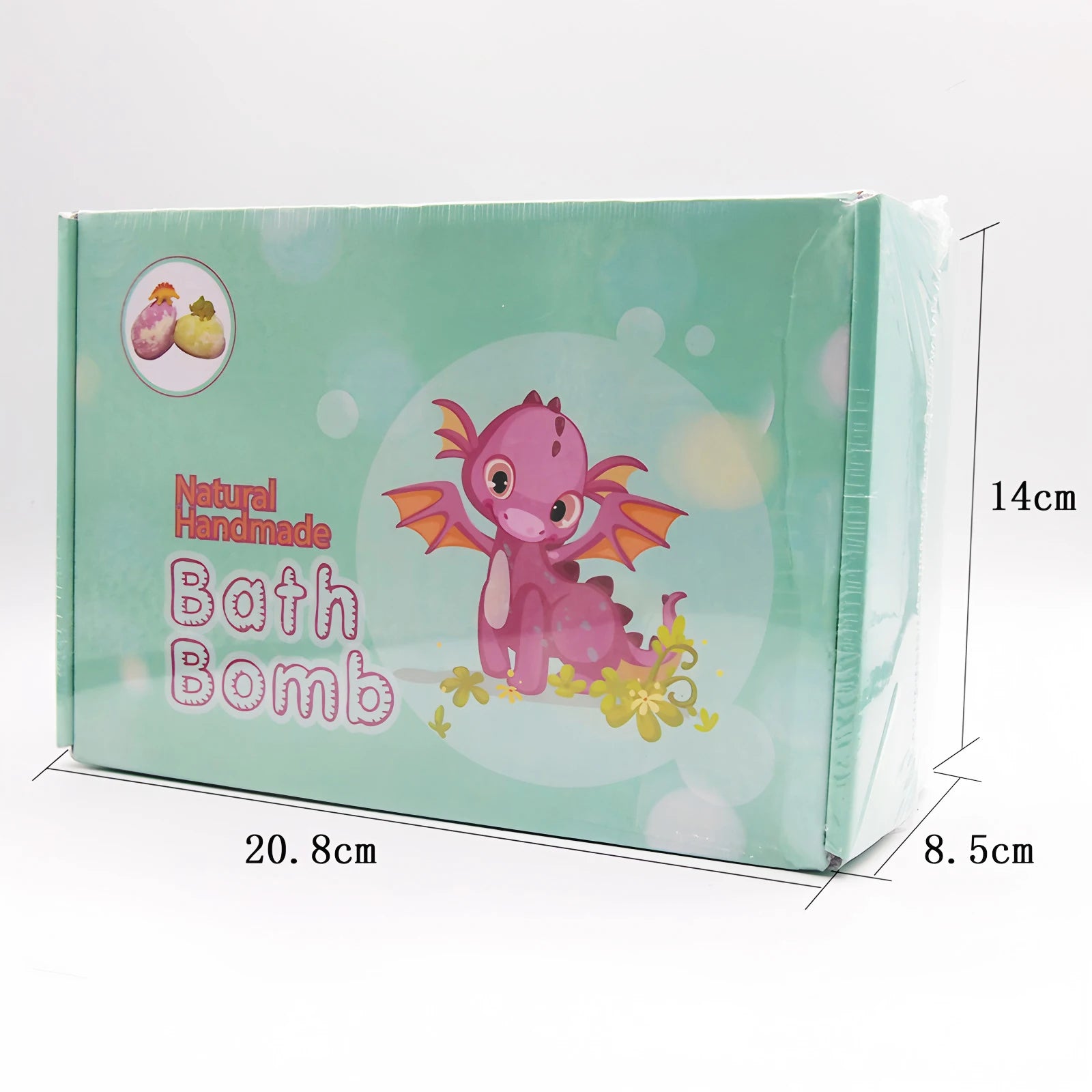 Surprising children's explosive bath salt ball dinosaur egg themed bubble bath is an ideal birthday gift for sons and daughters
