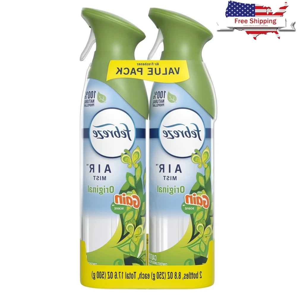 Air Freshener Spray Odor-Fighting Room Spray Gain Original 8.8oz 2 Count