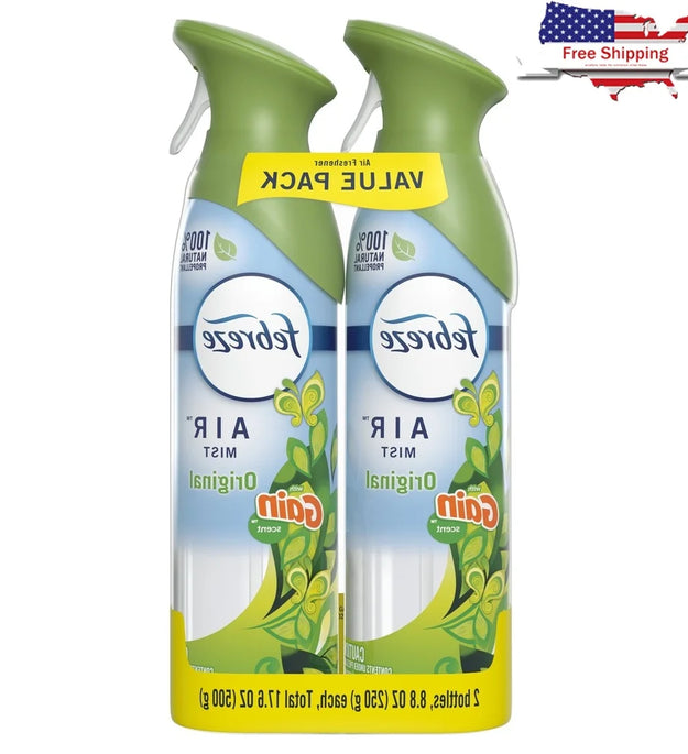 Air Freshener Spray Odor-Fighting Room Spray Gain Original 8.8oz 2 Count