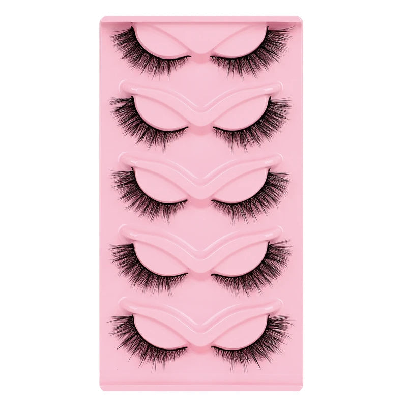 Eyelashes 5/10/16 Pairs 3D Faux Mink Lashes Natural False Eyelashes Reusable Dramatic Volume Lashes Makeup Eyelash Extension