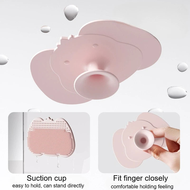 Soft Silicone Baby Bath Head Massage Brushes Cartoon Koala Hair Washing Brush Scalp Comb for Newborn Bath Tool Washing Hair Tool