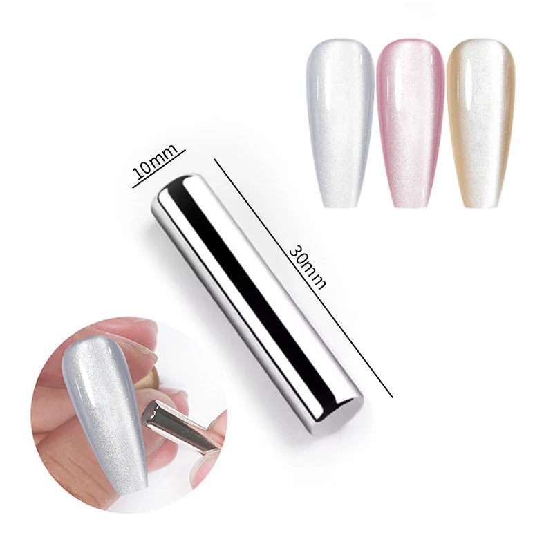 BORN PRETTY 10ml Dark Red Cat Magnetic Gel Nail Polish for Winter Nails DIY Jelly Glass Silver-Light Varnis Semi Permanent
