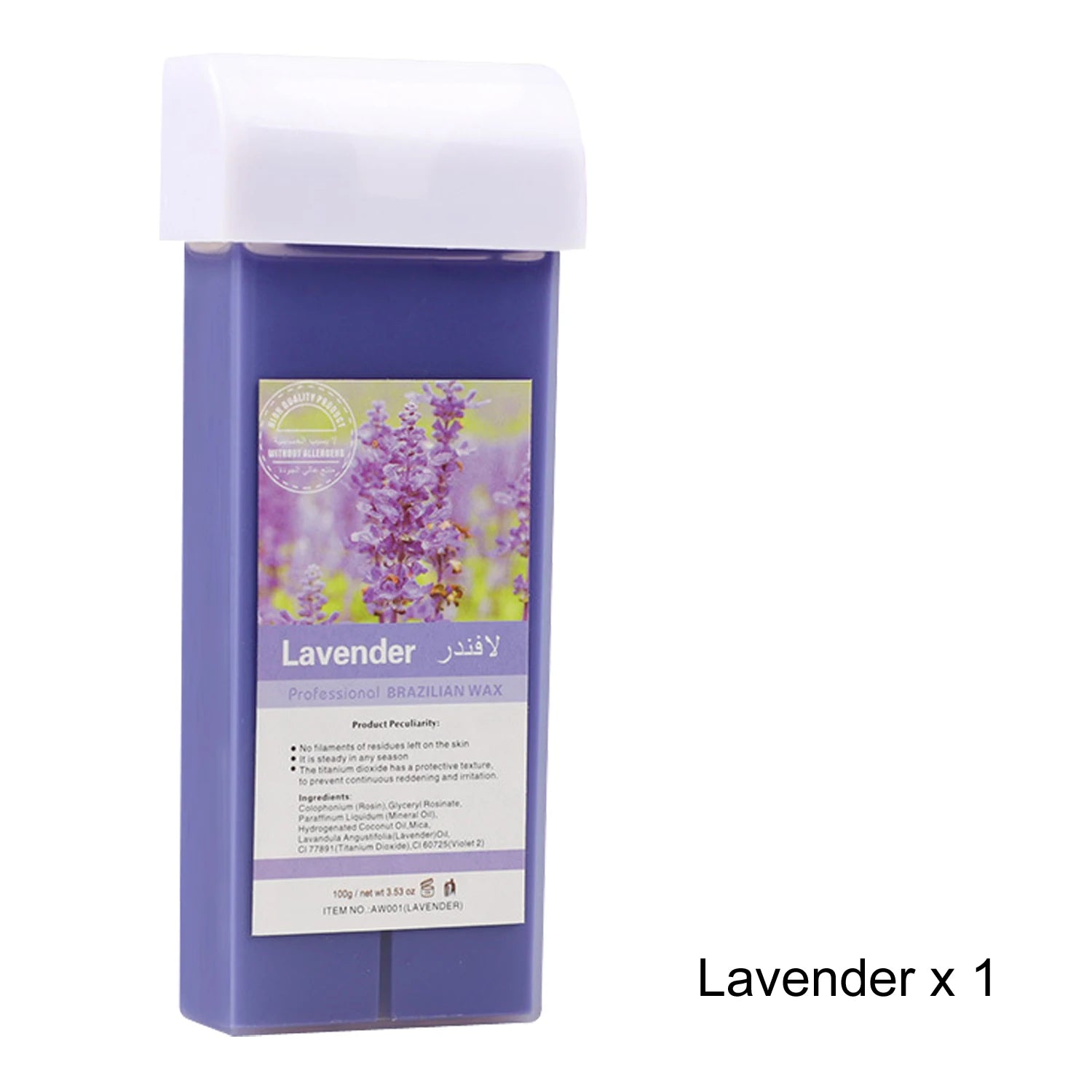 Roll on Wax Refill Painless Wax Roll On For Hair Removal Depilatory Wax Warmer Cartridge For Aloe Wax  Bikini Body Hair Removal