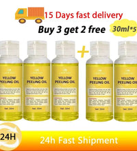 Strong Yellow Peeling Oil Bleach Dark Skin Whiten Lotion Lighten Body Elbow Knee Hand Exfoliate Dead Skin Nourish Even Skin Tone - BlissFully
