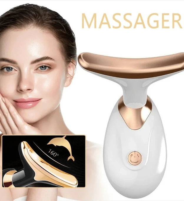 Portable Micro-current Facial Lifting Device - Electric Skin Firming Massager for Wrinkle Reduction, Jawline Contouring