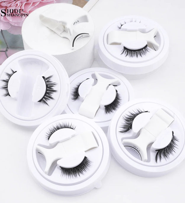 Wholesale 5/1 Pair Magnetic Eyelashes With Tweezer Set Reusable Magnetic Lash Extension Natural Curler False Eyelashes Makeup