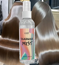 GZE HAIR SILKENING SPRAY Silk Therapy Thermal Shield,tThermal-Pressing Product that Polishes, Silkens, and Smooths Curly Texture - BlissFully