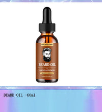 Organic Beard Growth Oil & Sandalwood Balm 1/2/4 Set-24H Nourishing, No Flakes, Men's Grooming Kit with Argan Oil & Vitamin E - BlissFully