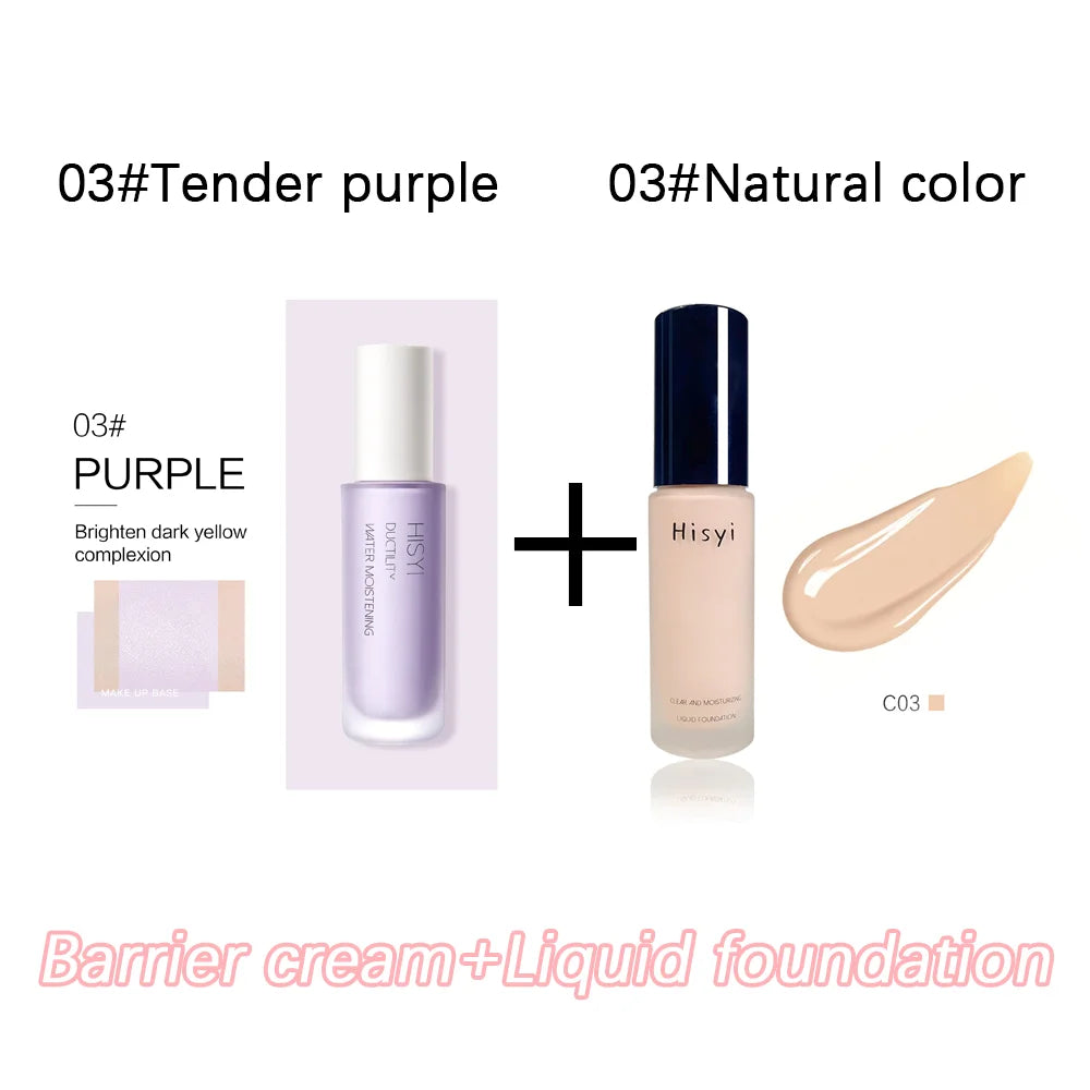 Liquid foundation naturally covers flaws without sticking powder, plain face cream, transparent foundation, conceals blemishes - BlissFully