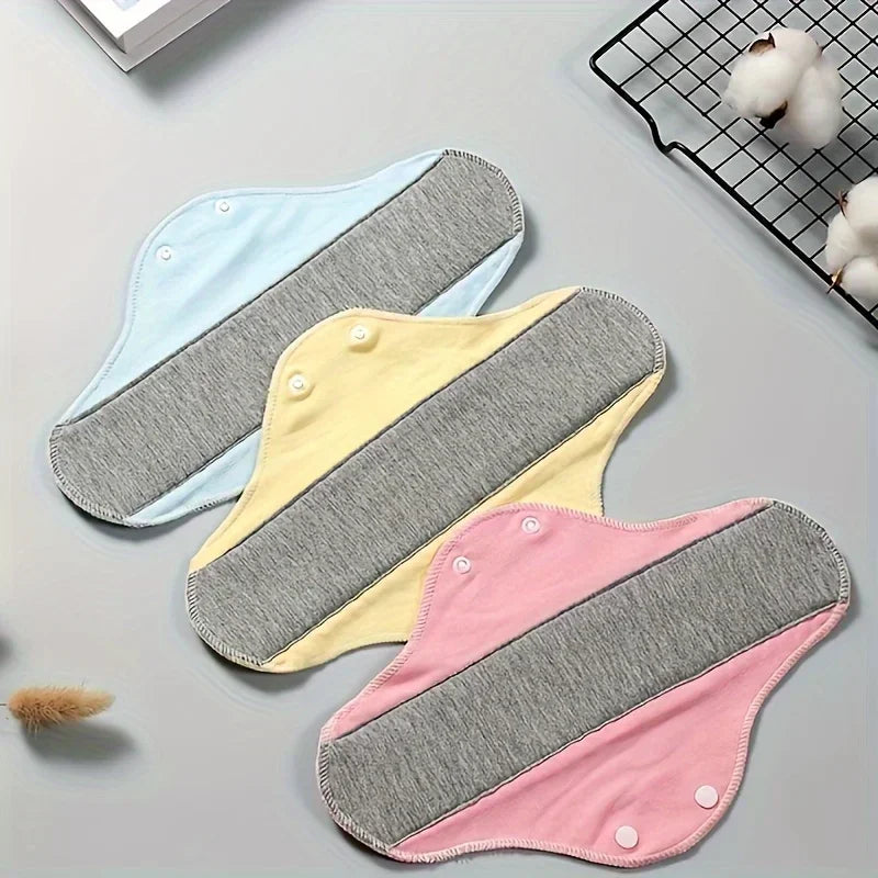 1/3/6pcs Reusable Adult Diaper Cotton Washable Panties Panty Liners Feminine Hygiene Pad Period Elderly Prevent Urine Leakage