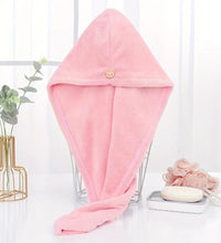 Ultra-Absorbent Microfiber Hair Towel - Double-Layered, Quick-Dry Design - Ideal for Shower, Gym & Spa Use - BlissFully
