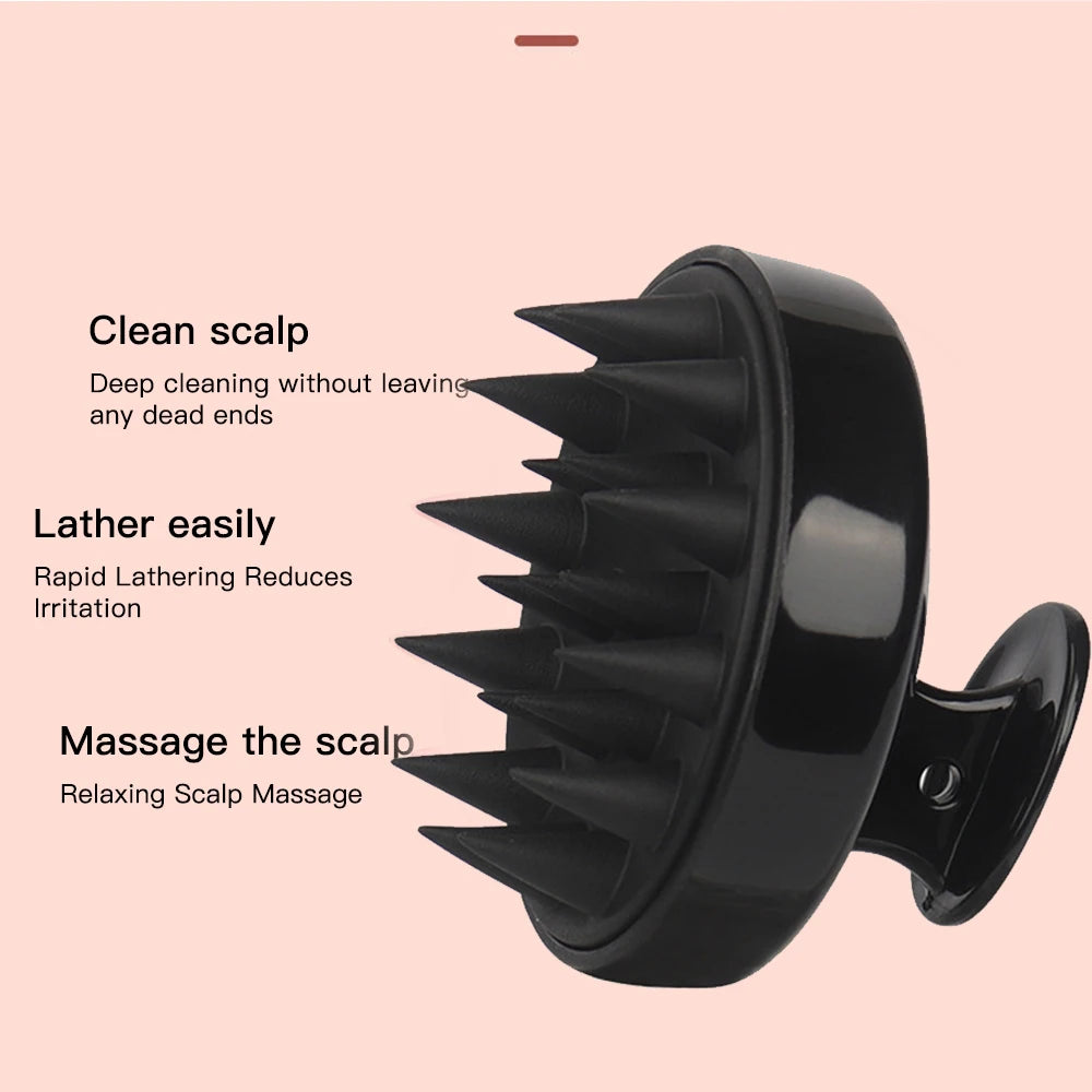 1pc Silicone Head Scalp Massage Comb Hair Washing Brush Soft Scalp Massager for Hair Growth Shampoo Brush Shower Comb Hair Care