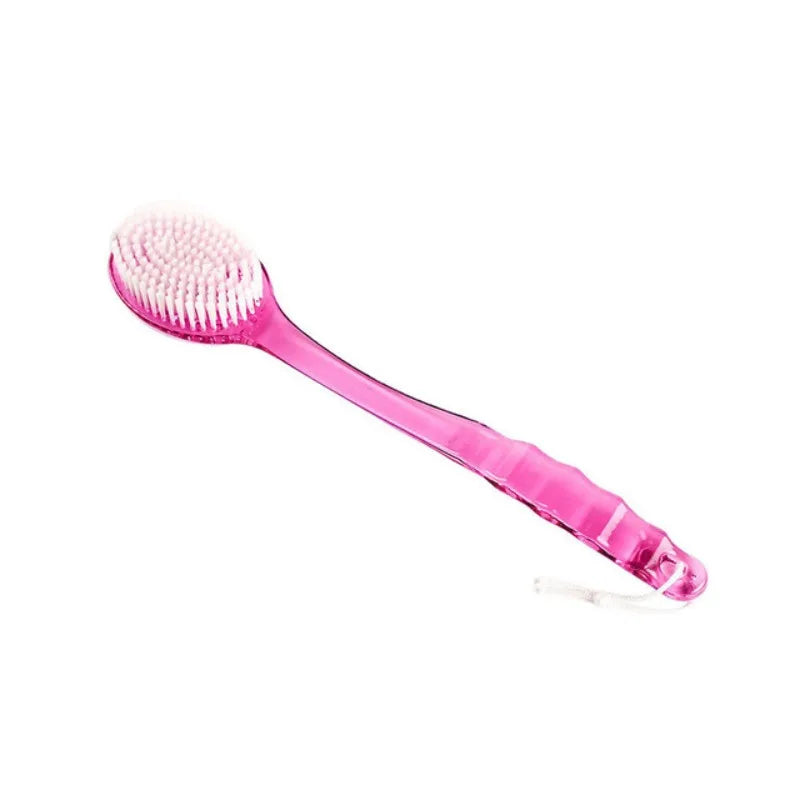 1pc Bath Brush Long Handle Exfoliating Scrubs Back Body Bath Shower Cleaning Brushes Skin Massager Exfoliation Bathroom Supplies
