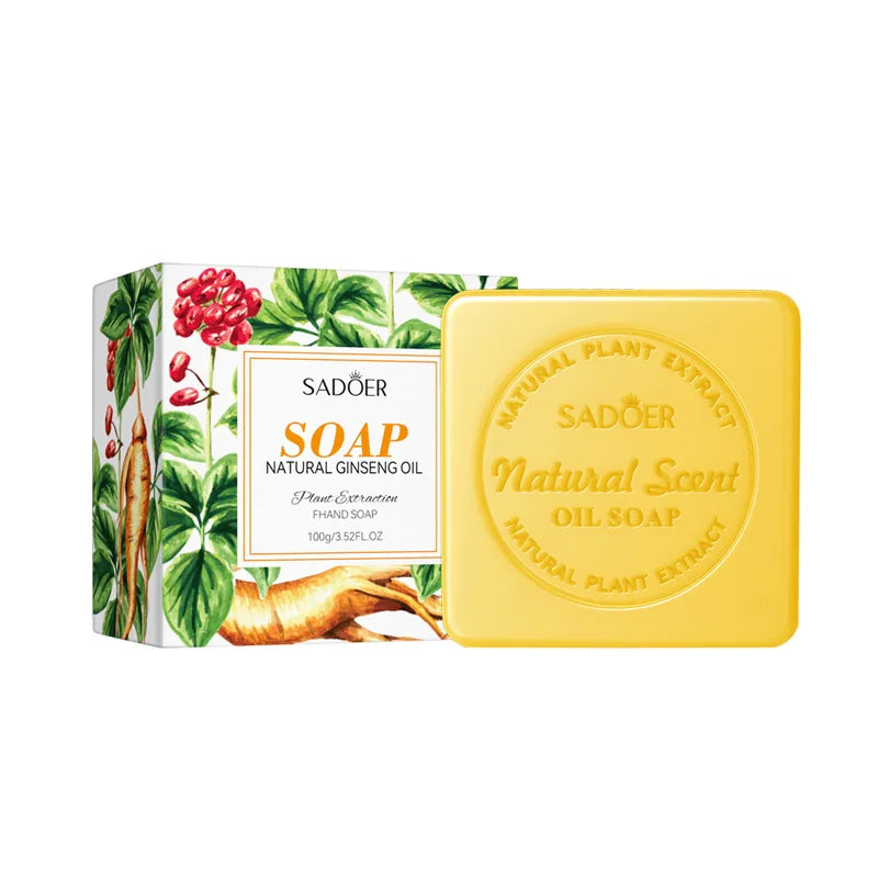 Sandalwood Handmade Soap for Women Deep Cleansing Body Whitening Essential Oil Shaving Soap Skin Lightening Foam Cleaner