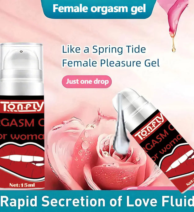 Female Orgasm Gel Sexual Desire for Women Exciting Liquid Orgasmic Sex Drops Vaginal Firming Best Orgasmic Gel for Women