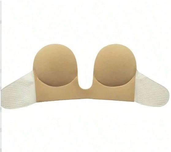Breast patches for women's wedding dresses, deep V-dresses, gathered together, with anti sagging support