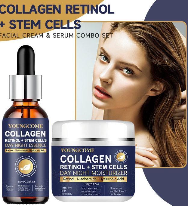 YOUNGCOME Neck and face  set night cream for women anti aging retinol Anti Aging Face Lifting Nourishing Repair Collagen - BlissFully